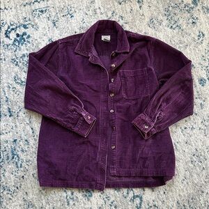 LL Bean Corduroy Shirt Jacket